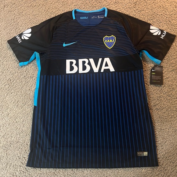 RARE Nike Boca Juniors Authentic MATCH Player Jersey kit soccer